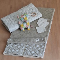 tapis à langer nomade matelassé 37 x 73
